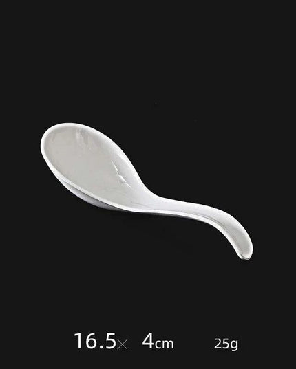Stylish Melamine Soup Spoon for Ramen, Wontons, and Dumplings - High-Quality Kitchen Essential