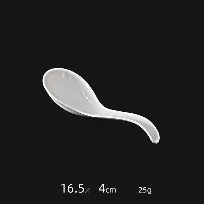 Stylish Melamine Soup Spoon for Ramen, Wontons, and Dumplings - High-Quality Kitchen Essential