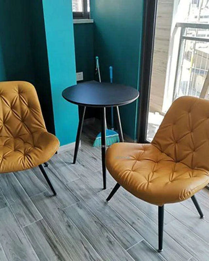 Nordic Elegance Leather Single Sofa: Redefine Comfort and Style in Your Living Space