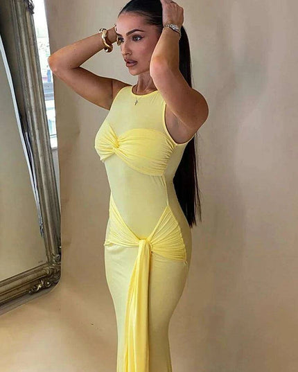 Knit Drape Dress: Effortless Elegance for Every Occasion