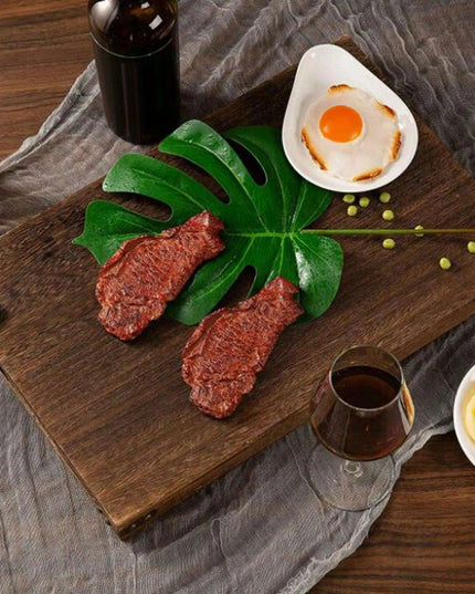 Charming Rustic Wood Serving Tray with Comfortable Handles - Ideal Multi-Purpose Centerpiece for Every Gathering