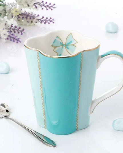 Elegant 330ml Premium Bone China Tea and Coffee Mugs