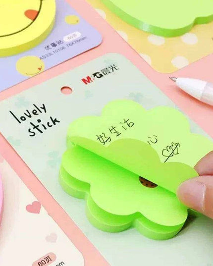 Colorful Kawaii Sticky Notes - Fun and Functional Memo Stickers for a Cheerful Workspace