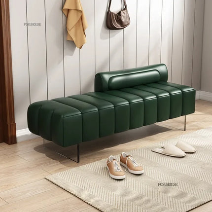 Treasure Home Modern Minimalist Italian Designer Shoe Changing Stool
