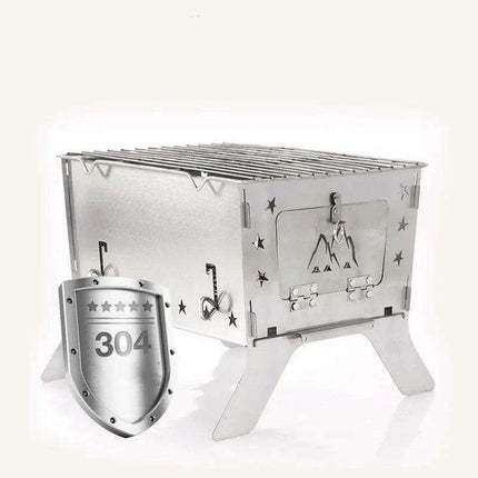 All-in-One Outdoor Portable Grill and Fire Pit for Adventurers