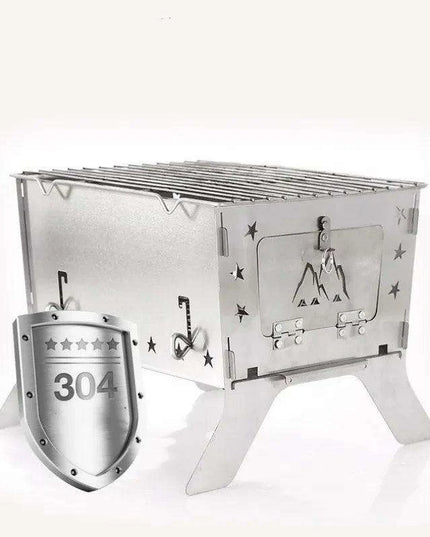 All-in-One Outdoor Portable Grill and Fire Pit for Adventurers