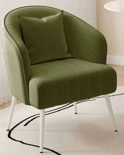 Chic Cream Velvet Lounge Armchair