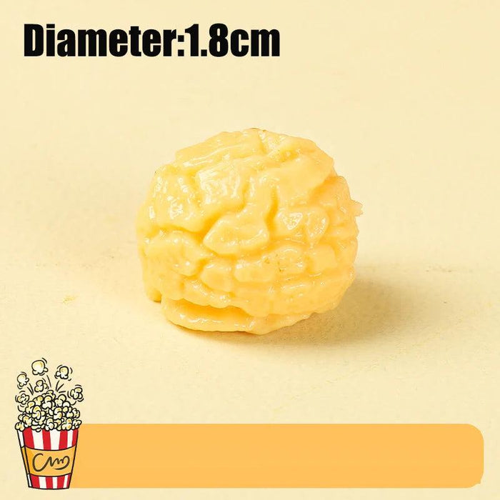 Set of 10 Realistic 3D Artificial Popcorn Models for Party and Fast Food Displays