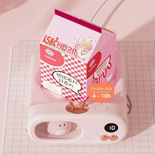 Electric Cup Warmer with LED Display and Adjustable Heating Options