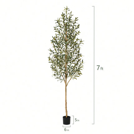 Artificial Olive Tree with Adjustable Branches — 5, 6 or 7 ft