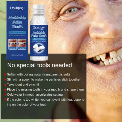 Resin Dental Adhesive — Shapeable Temporary Tooth Repair, Multi-Pack Options