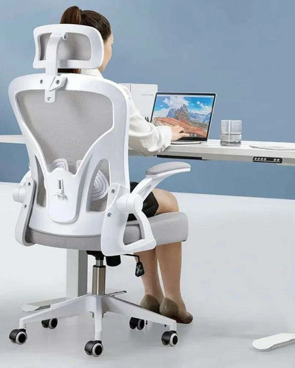 Ultimate Comfort Ergonomic Gaming Chair in Sleek Grey with Adjustable Features