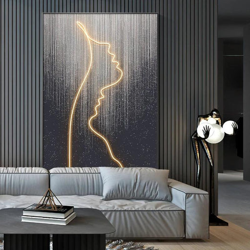 Elegant Crystal and Porcelain LED Wall Sconce: Elevate Your Home's Ambiance