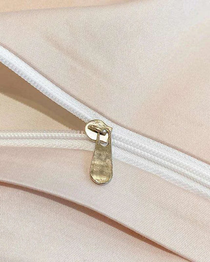 Elegant Floral Embroidery Cotton Bedding Collection - 4-Piece Duvet Cover Set with Sheets and Pillowcases in Soft Pink, Gray, and Blue