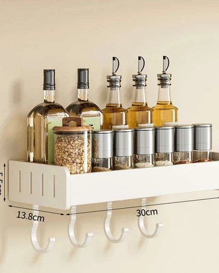 Space-Saving Aluminum Kitchen Shelf System