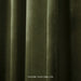 Elegant Olive Green Herringbone Blackout Curtain