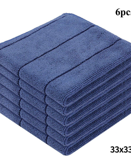 Homaxy Ultra-Soft 6-Pack Microfiber Cleaning Towels - Multi-Purpose Kitchen Essentials