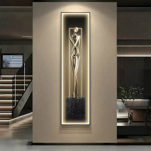 Modern Abstract Figure Glow Interior Lamp Art