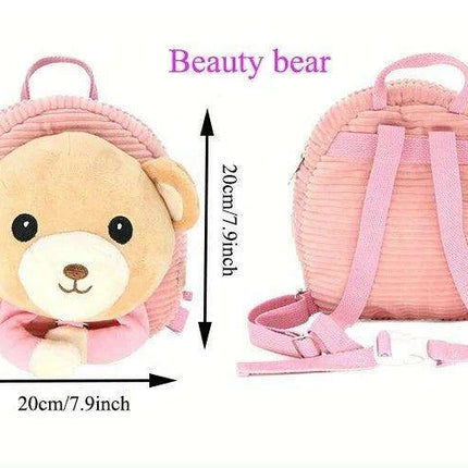 Charming Toddler Animal Backpack with Safety Leash for Secure Adventures