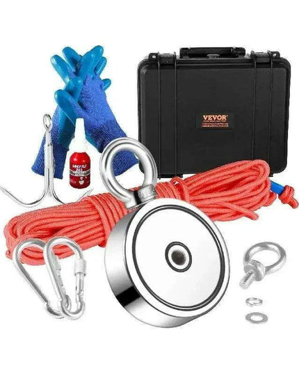 Revolutionary Double-Sided Magnet Fishing Kit with 1200lbs Capacity