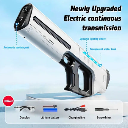 Electric Automatic Spray Gun - Portable Water Toy for Kids