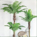 Lifelike Giant Faux Coconut Palm Tree - Ideal Tropical Decoration for Any Space