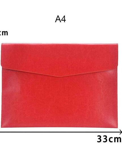 Sophisticated PU Leather Business Portfolio with Ample Storage