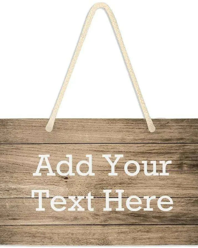 Customizable Luxury Vintage Wooden Door Sign for Elegant Home Decor