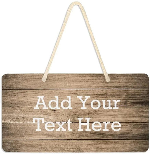 Customizable Luxury Vintage Wooden Door Sign for Elegant Home Decor