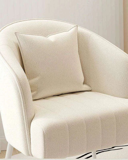 Luxe Scandinavian Lamb Velvet Armchair for Ultimate Comfort and Style