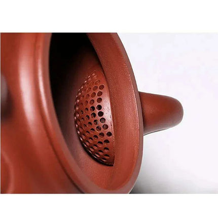 Artisan 180ml Yixing Purple Clay Teapot with Integrated Filter – Luxurious Zisha Infuser for Exceptional Tea Experiences