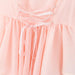 Chic Korean Princess Cross Rope Bow Organza Dress