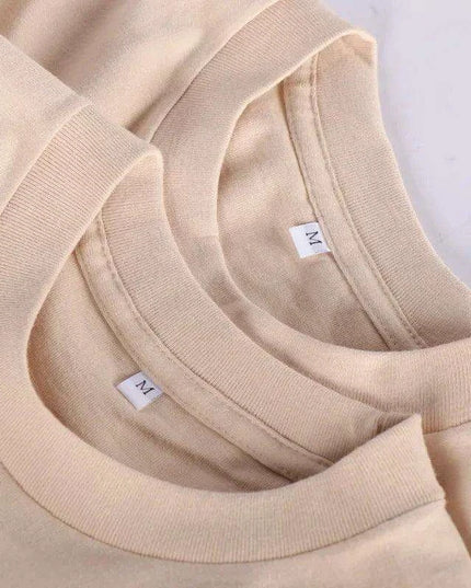 300gsm Premium Cotton Unisex Short-Sleeve T-Shirt - Pure White Blank Tee for Wholesale