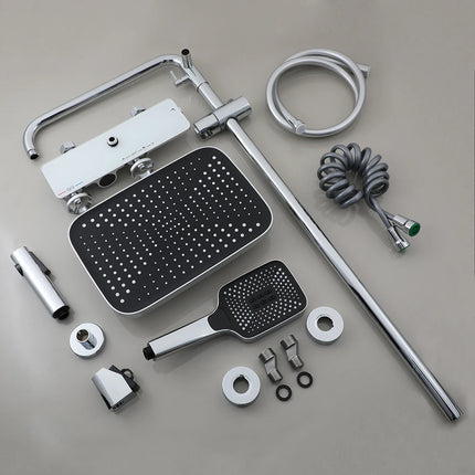 KEMAIDI Bathroom Shower System Wall Mounted Digital Display Shower Faucet Rainfall Shower Head with Bathtub Mixer Bidet Tap kemaidi-bathroom-shower-system-wall-mounted-digital-display-shower-faucet-rainfall-shower-head-with-bathtub-mixer-bidet-tap