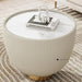 Stylish Scandinavian Round Coffee Table - Contemporary Minimalist Design for Sophisticated Interiors