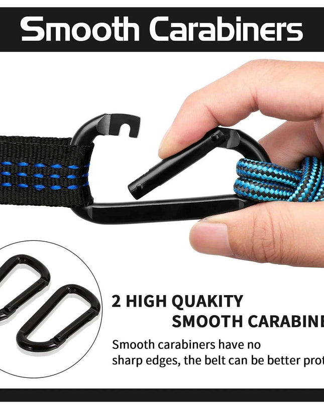 Zowee Ultimate Adventure Hammock Set with Tree Straps & Heavy-Duty Carabiners | Ultra-Durable Parachute Nylon