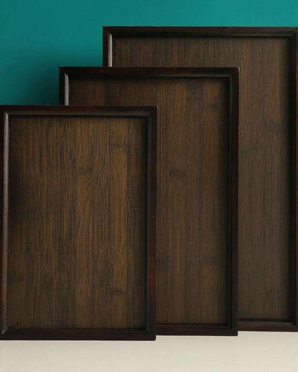 Elegant Bamboo Serving Tray Collection - Stylish and Robust for Every Occasion