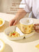 Adorable Bear Dodo Cream Kids Breakfast Bowl Set - Essential Kitchen Delight