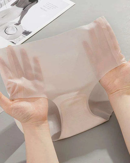 Summer Ice Silk Seamless Underwear Ladies Summer Ultra-thin Sense Quick-drying Pants Briefs Panties