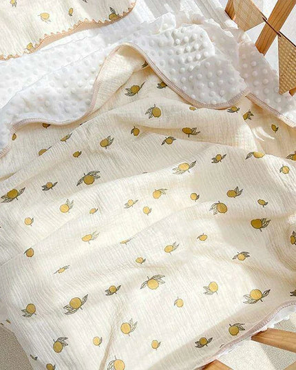 Autumn Comfort Fleece Baby Swaddle and Quilt Blanket