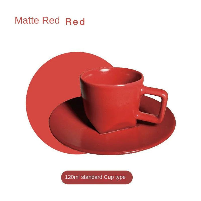 Italian Elegance Espresso Cup and Saucer Set for a Luxurious Coffee Experience