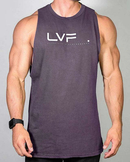 Men's Active Summer Sleeveless Training Tank - Quick-Dry Gym Vest for Bodybuilding and Fitness