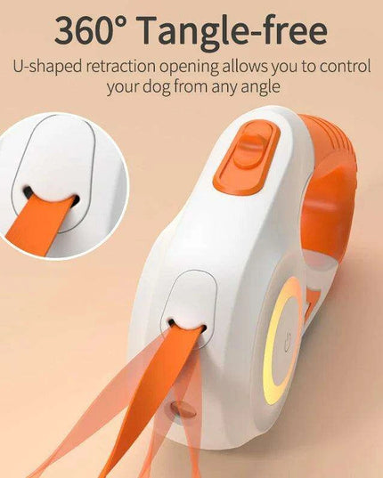 5M Stylish LED Dog Leash with Retractable Design for Safe Night Walks