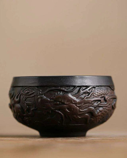 Handcrafted 85ML Jianshui Purple Pottery Tea Set