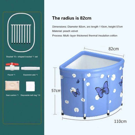 Triangular Oasis Portable Spa Tub for Ultimate Relaxation