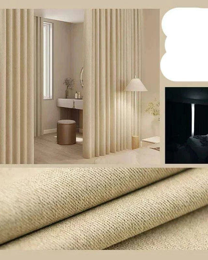 Luxury Soundproof Linen Drapes - Premium Noise Isolation and Total Privacy Solution