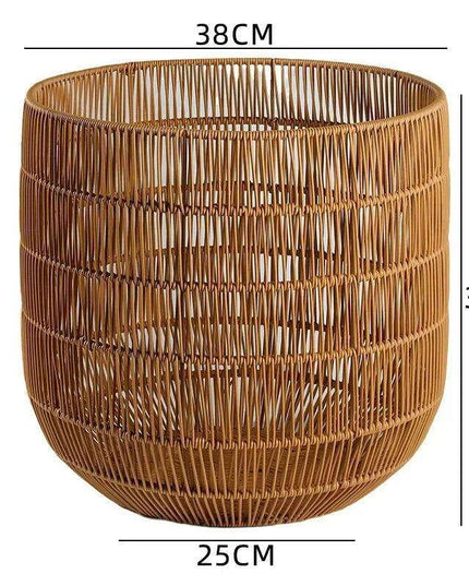 Nordic-Inspired Multi-Purpose Plastic Storage Basket for Home Organization