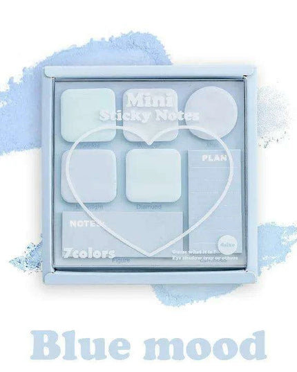 Elegant Macron Color Mini Sticky Note Set - Faint Secret Collection, 210 Sheets for Creative Expression and Everyday Reminders