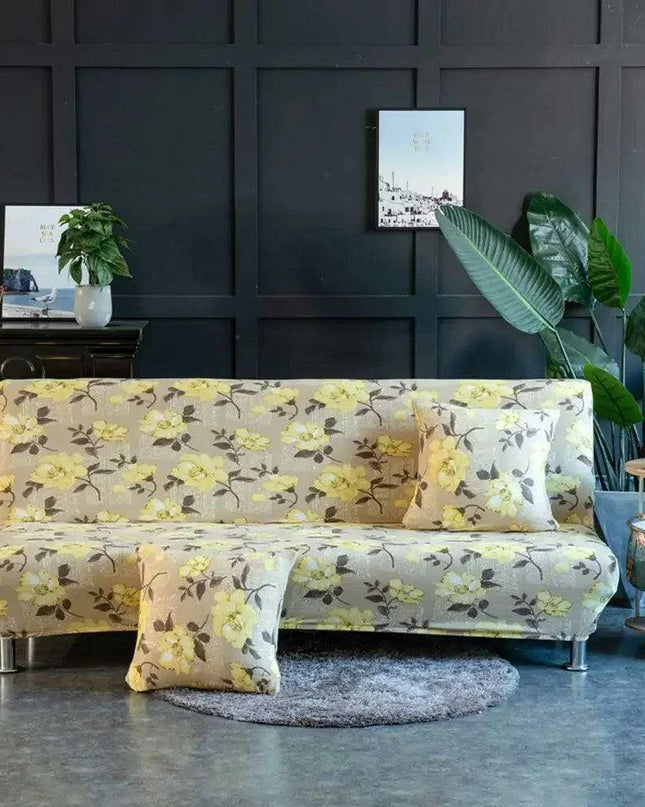 Svetanya Stylish Geometric Stretch Sofa Slipcover for Armrest-Free Chairs