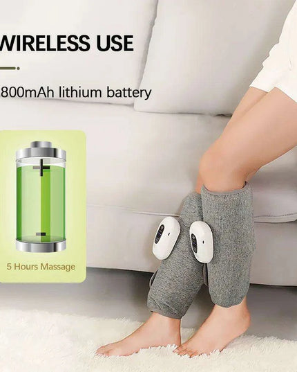 Portable Air Compression Massager for Legs and Arms: Customizable Intensity and Travel-Friendly